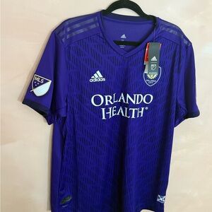 Adidas Purple Orlando City Soccer Jersey